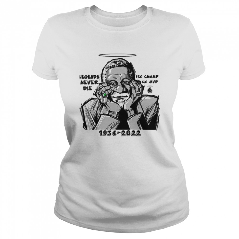 Legends Never Die Bill Russell Classic Women's T-shirt