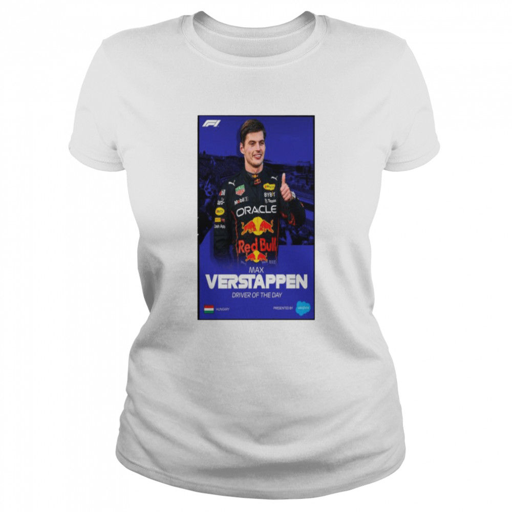 Max verstappen f1 driver of the day hungarian gp art shirt Classic Women's T-shirt