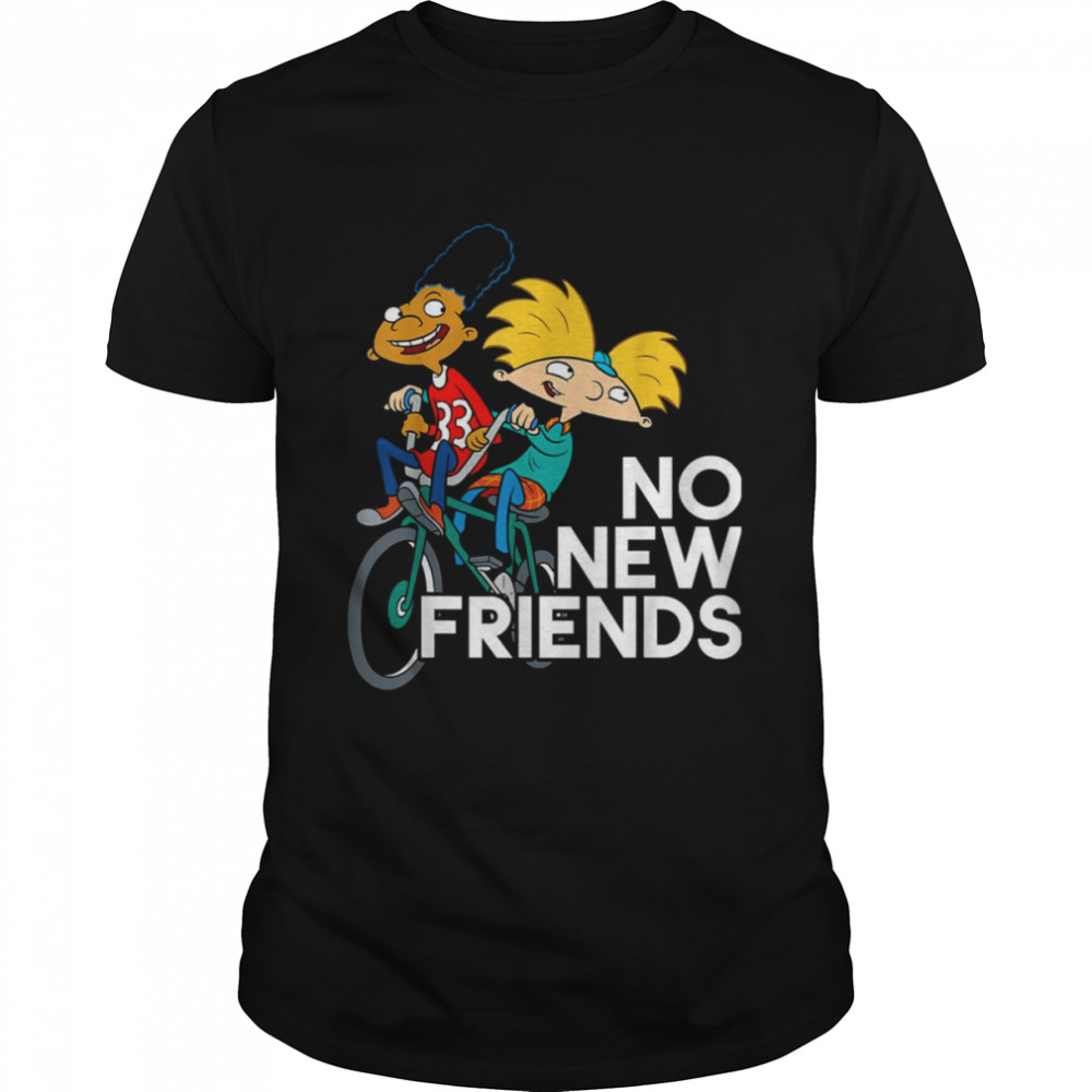 No New Friends Nickelodeon Hey Arnold shirt
