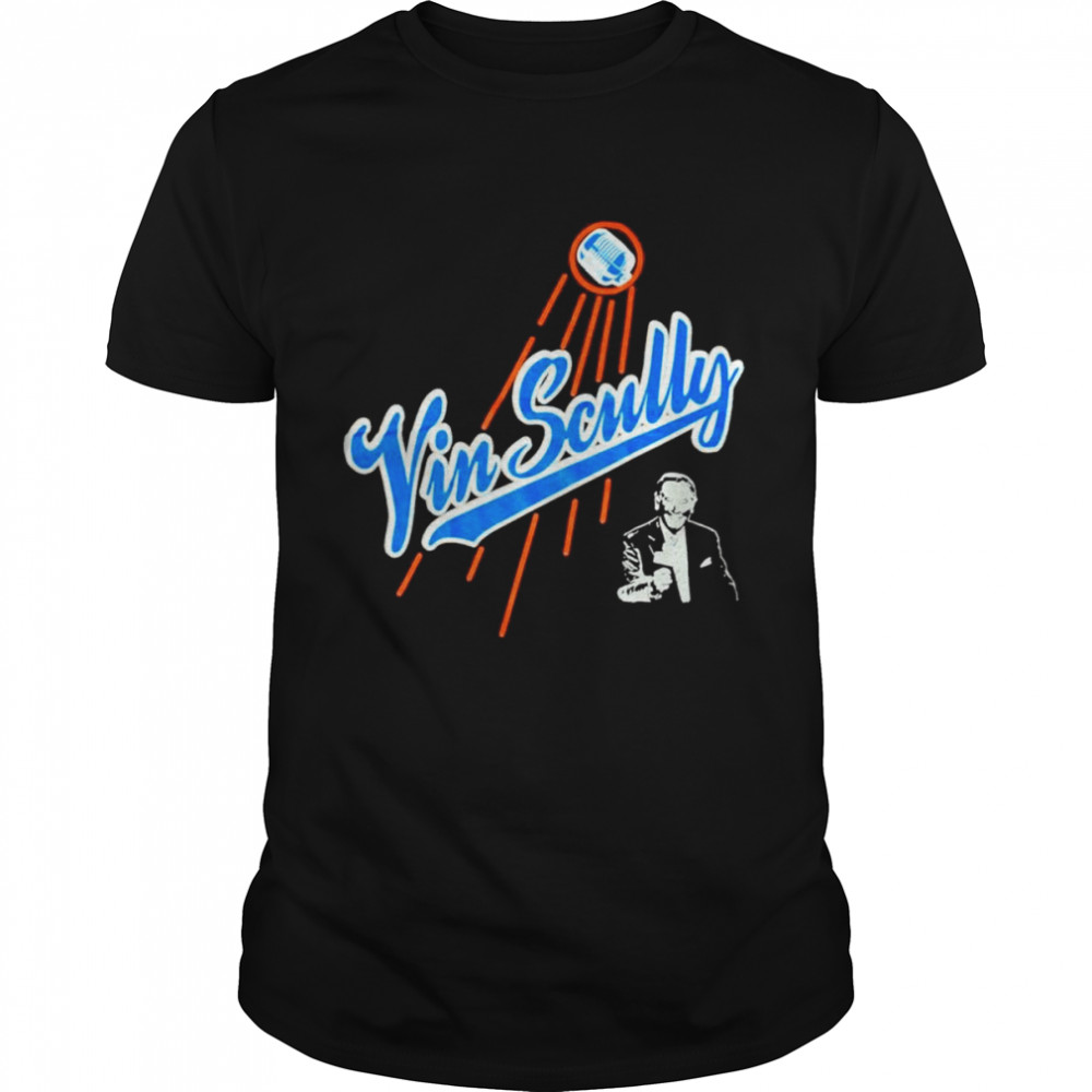 R.I.P VIN SCULLY 1927-2022 Los Angeles Dodgers T-Shirt Memories