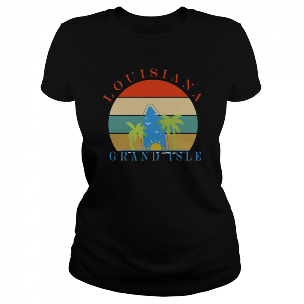 Sunset Design Tarpon Rodeo Grand Isle shirt Classic Women's T-shirt