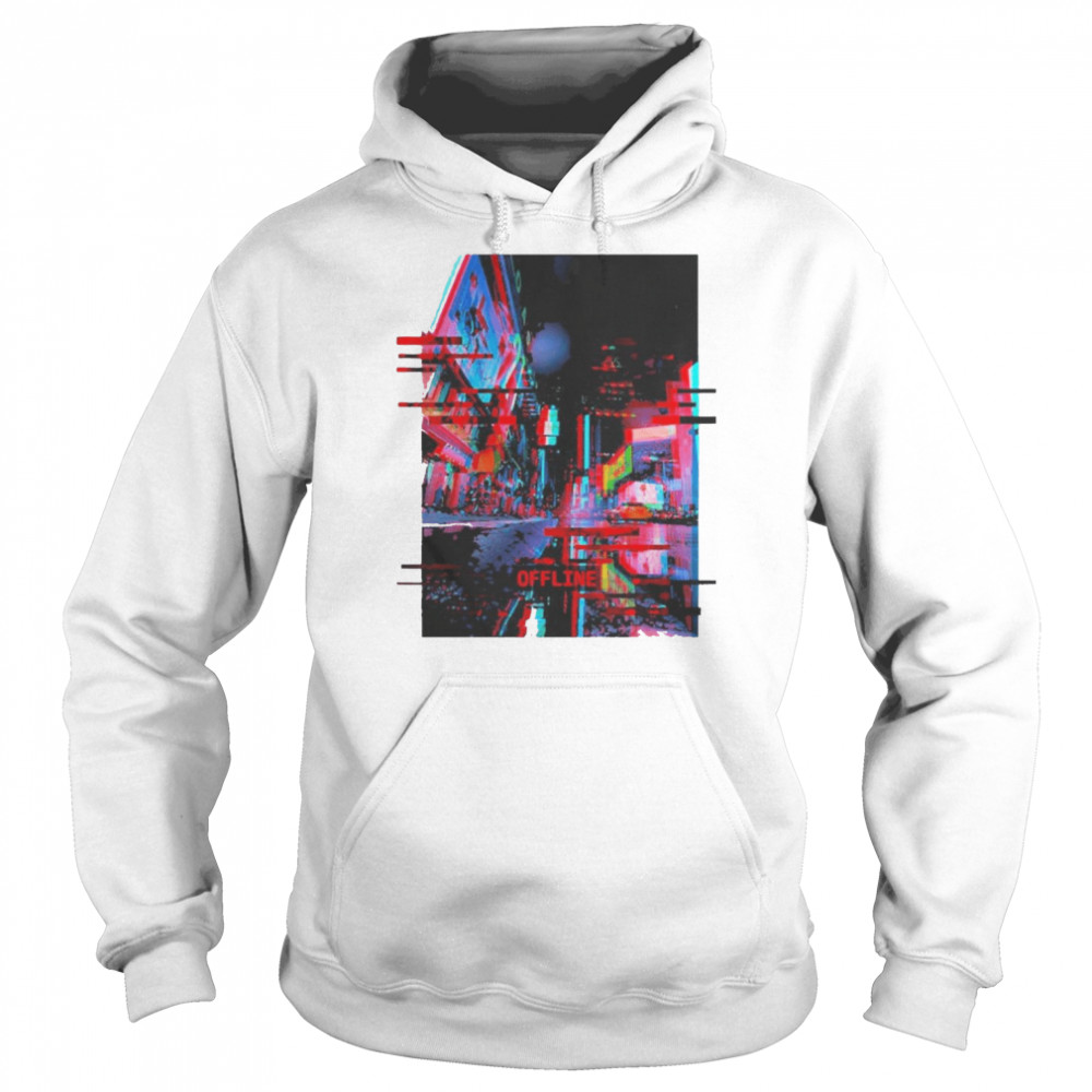 Vaporwave Glitch Aesthetic Style Japan Tokio Kyoto Vaporwave Unisex Hoodie
