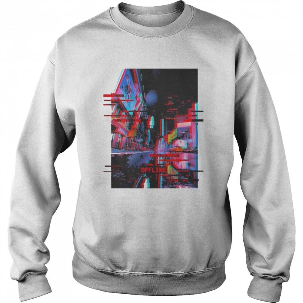 Vaporwave Glitch Aesthetic Style Japan Tokio Kyoto Vaporwave Unisex Sweatshirt