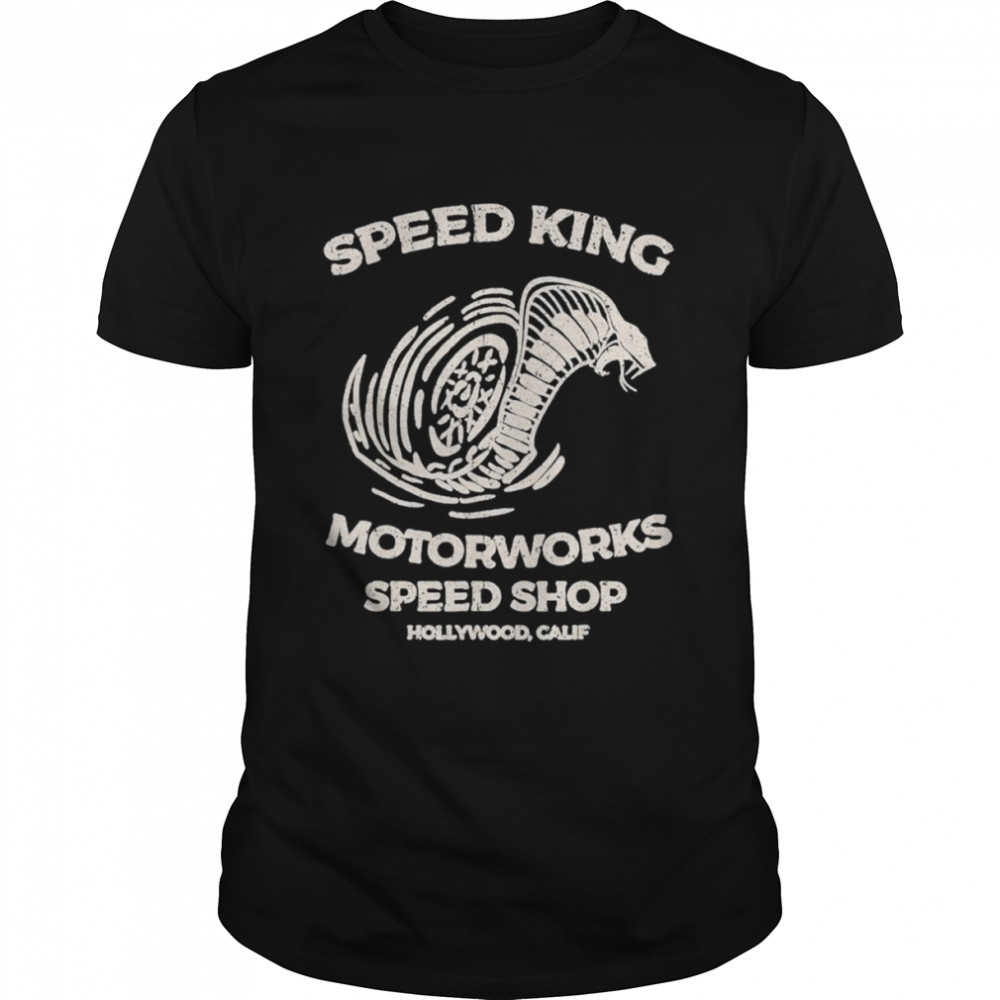 Vintage Speed King Motorworks Speed Shop Hollywood T- Classic Men's T-shirt