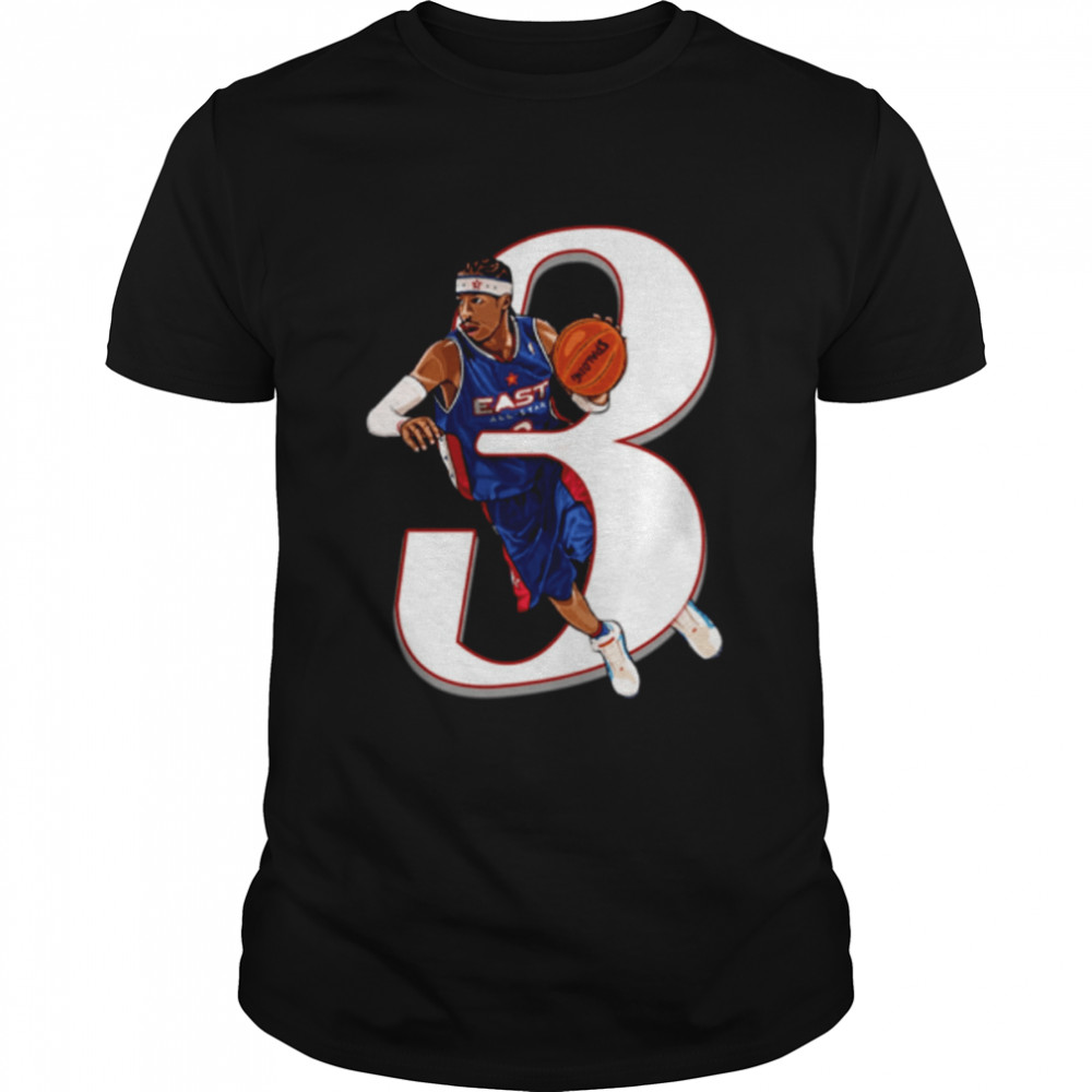 Allen Iverson All Star Game Inspired Throwback Nba Graphic shirt