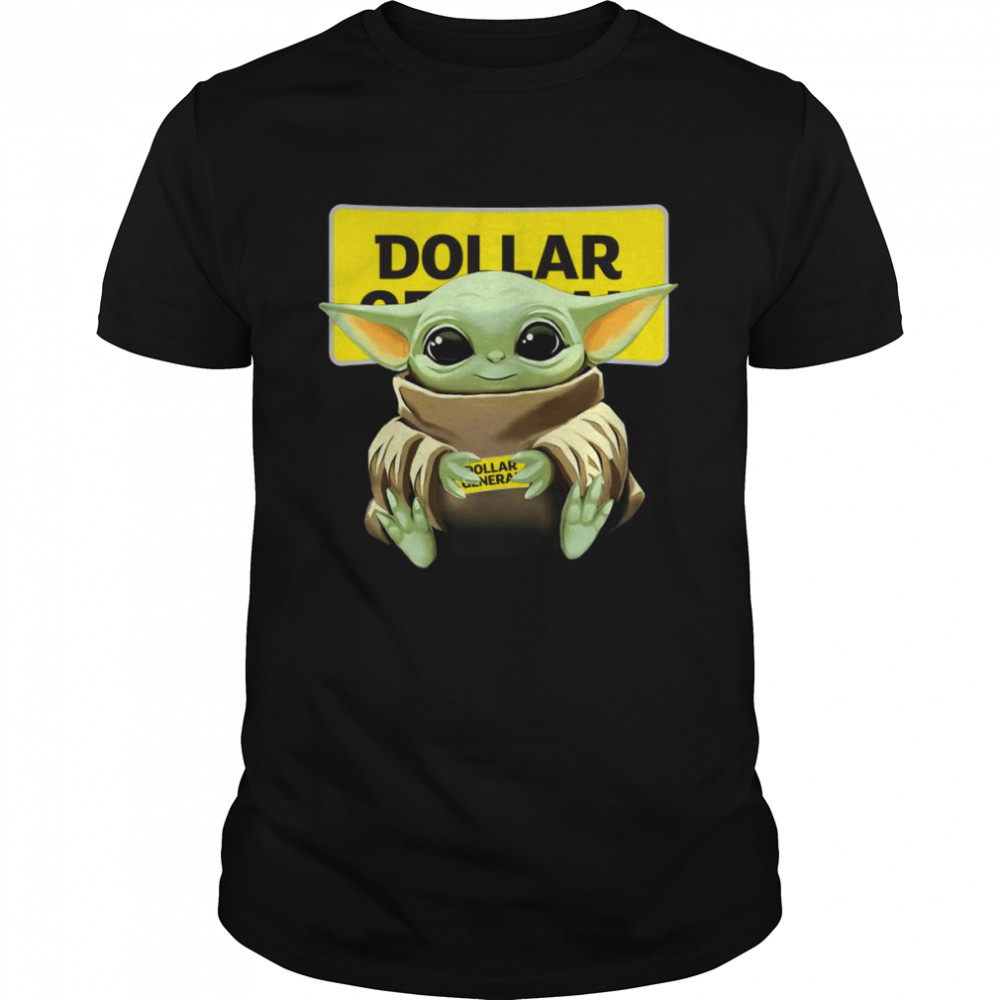 Baby Yoda hug Dollar general 2022 shirt