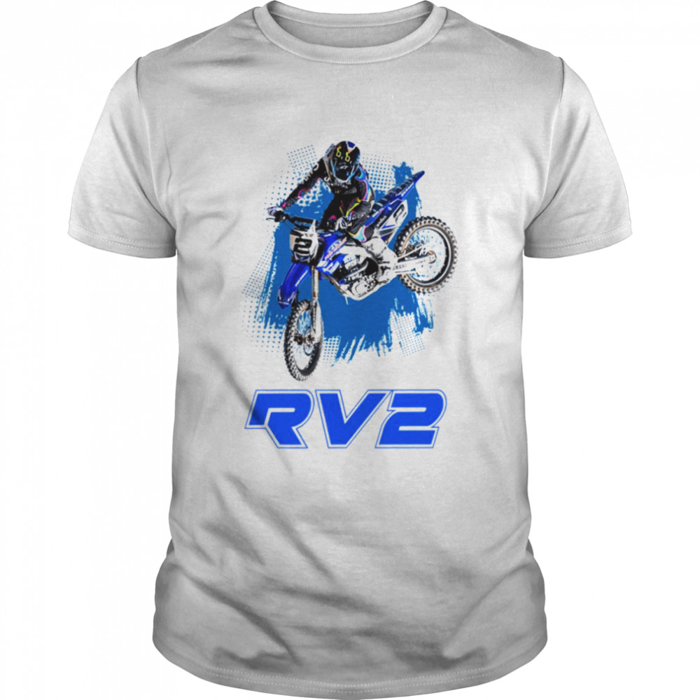 Blue Art Motocross And Supercross Ryan Villopoto Rv2 Champion shirt