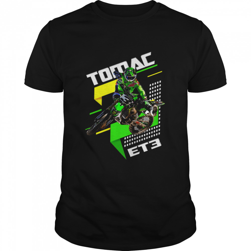 Eli Tomac Et3 3 Fan Supporter Merchandise Motocross And Supercross Champion shirt