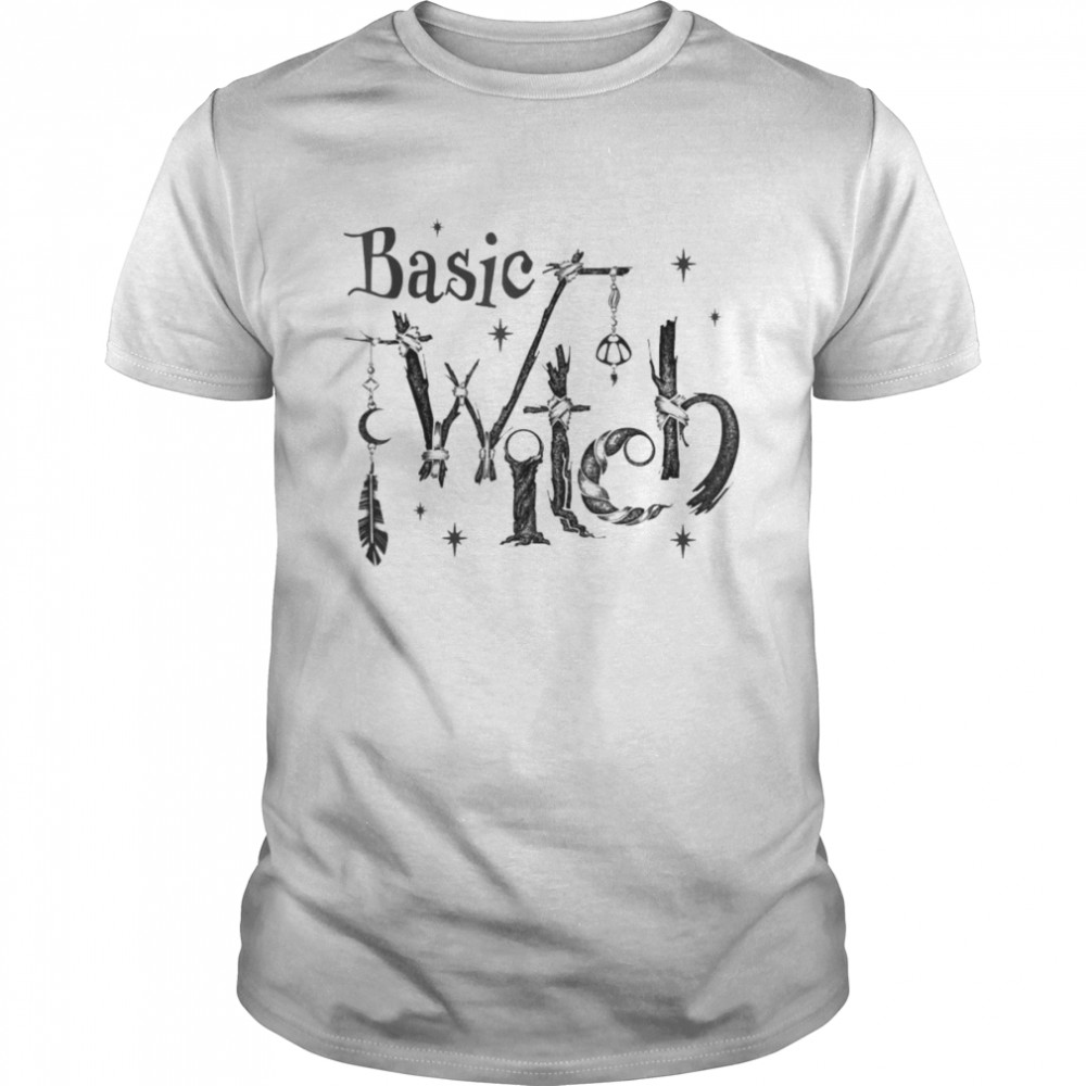 Basic Witch Goth Wicca Witchy Vibes Halloween Costume T- Classic Men's T-shirt