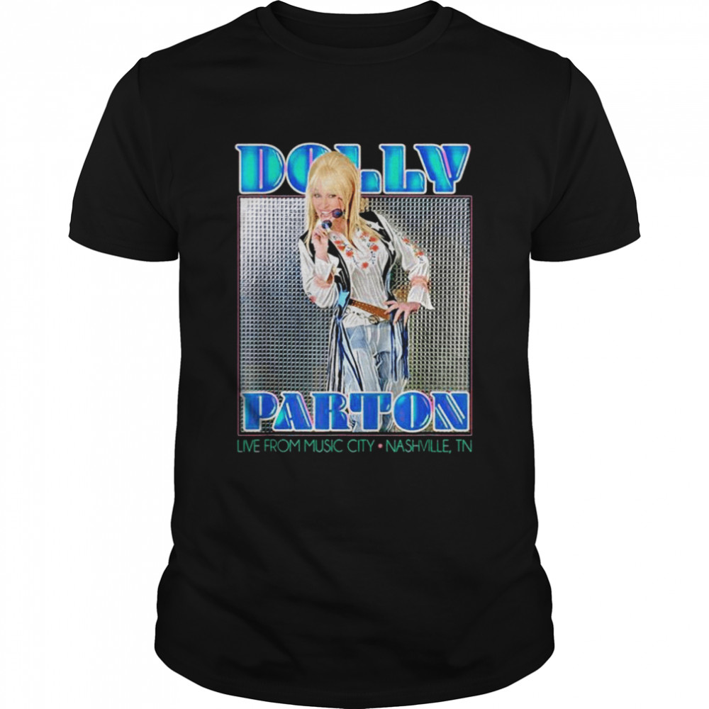 Disco Dolly Parton live from music city nashville shirt