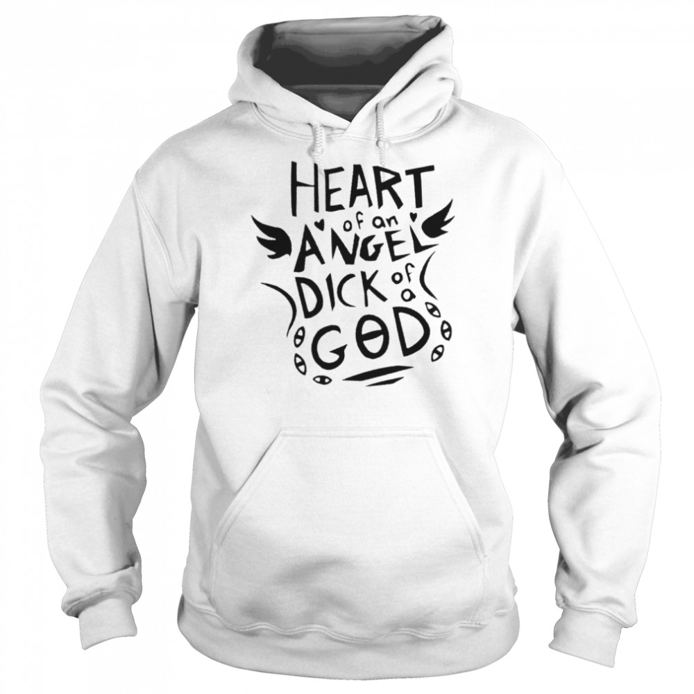 Heart Of An Angel Dick Of A God  Unisex Hoodie