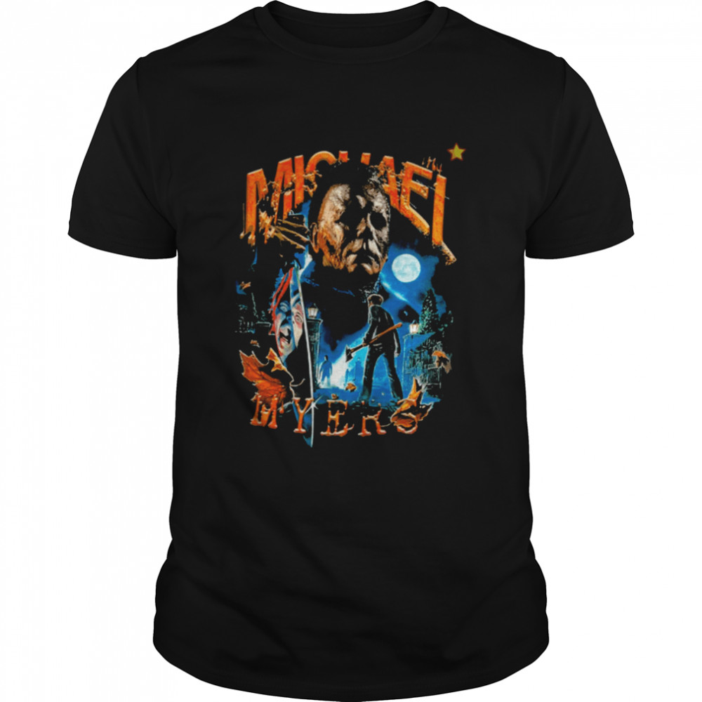 Retro Michael Myers Vintage Michael Myers Homage Jason Voorhees Horror Halloween shirt
