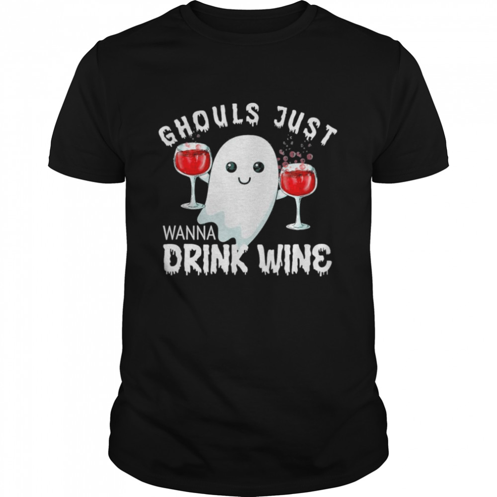 Halloween Wine Drinking Pajama Top T-Shirt