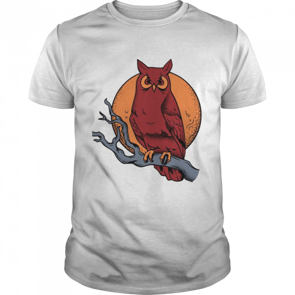 Red Owl Halloween Hells Angle Sticker Pack shirt