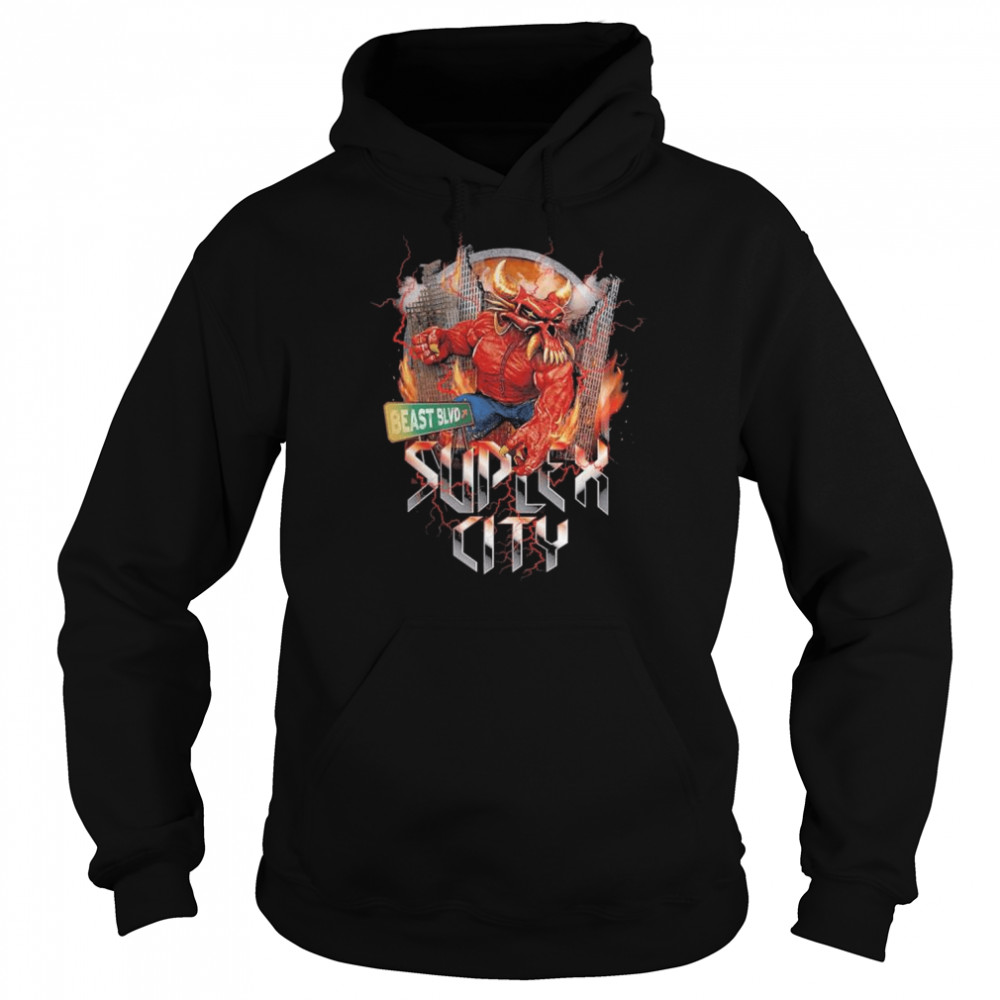 Brock lesnar suplex city beast blvd authentic shirt Unisex Hoodie