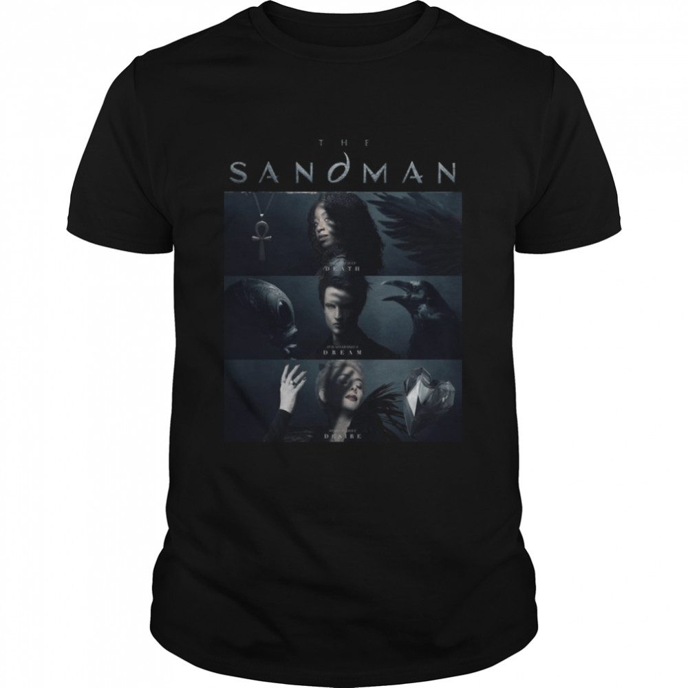 Death Dream Desire The Sandman shirt