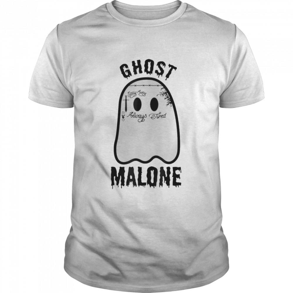 Halloween Spooky Season Fall Season Cute Ghost Malone T- Classic Men's T-shirt
