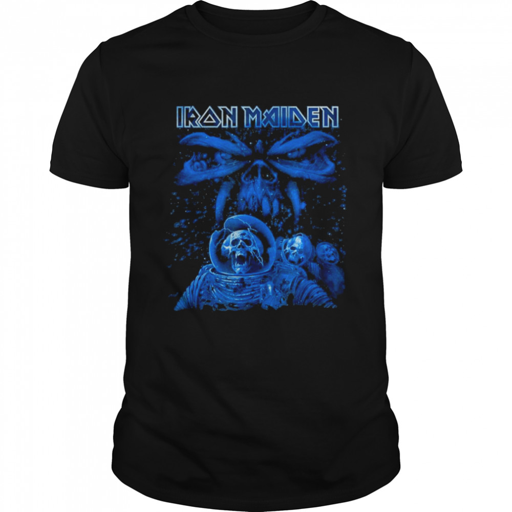 Iron Maiden Blue Album Spaceman Shirt