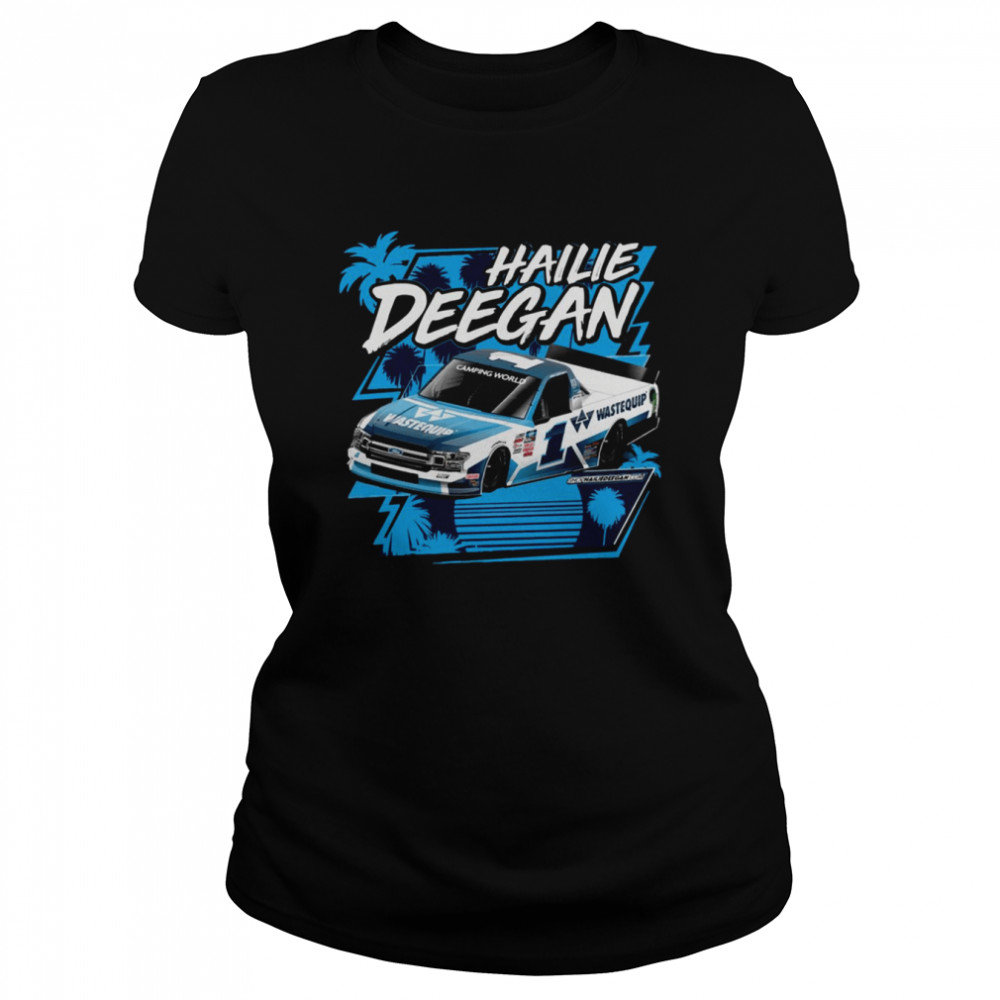 Merch Wastequip Retro Nascar Car Racing Hailie Deegan shirt Classic Women's T-shirt
