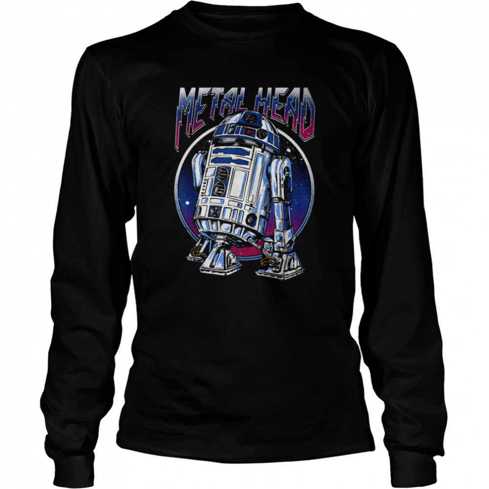 Metal Head Vintage R2-D2 Star Wars shirt Long Sleeved T-shirt