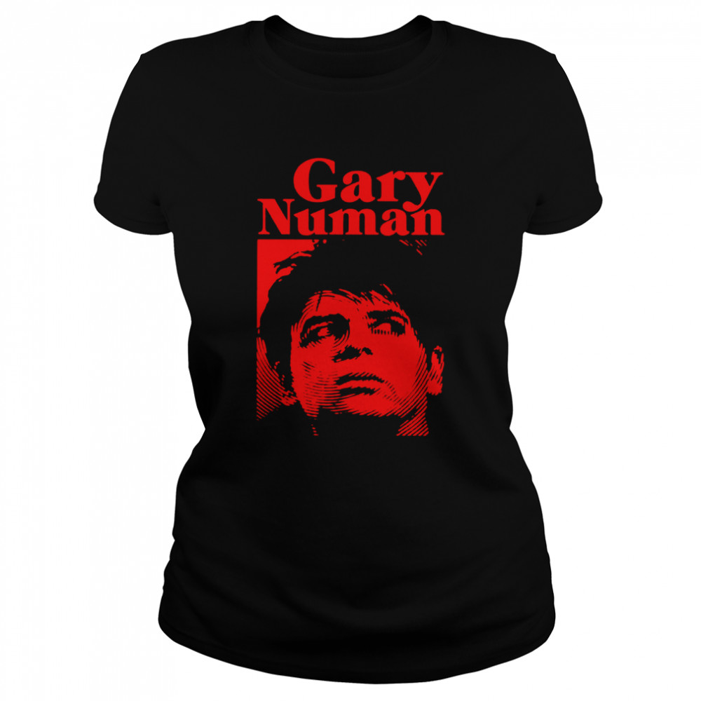 Red Art Tubeway Army Replicas Gary Numan shirt Classic Women's T-shirt