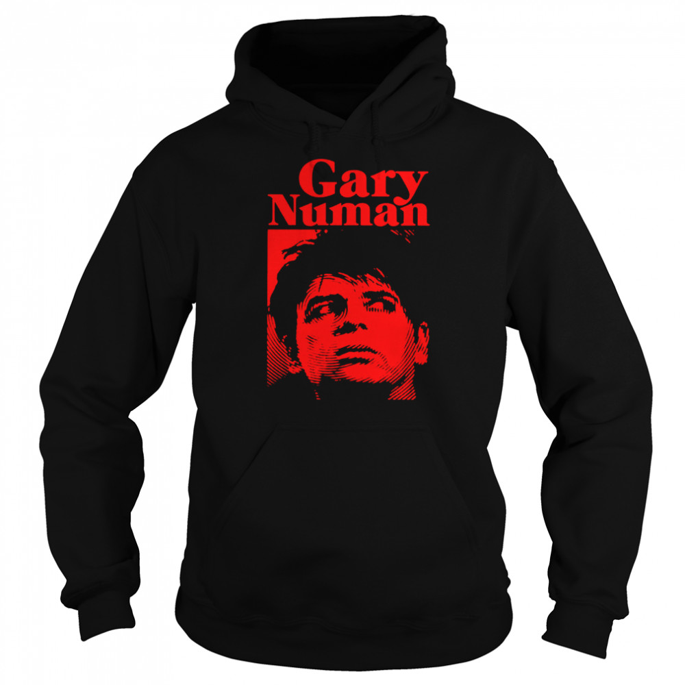 Red Art Tubeway Army Replicas Gary Numan shirt Unisex Hoodie