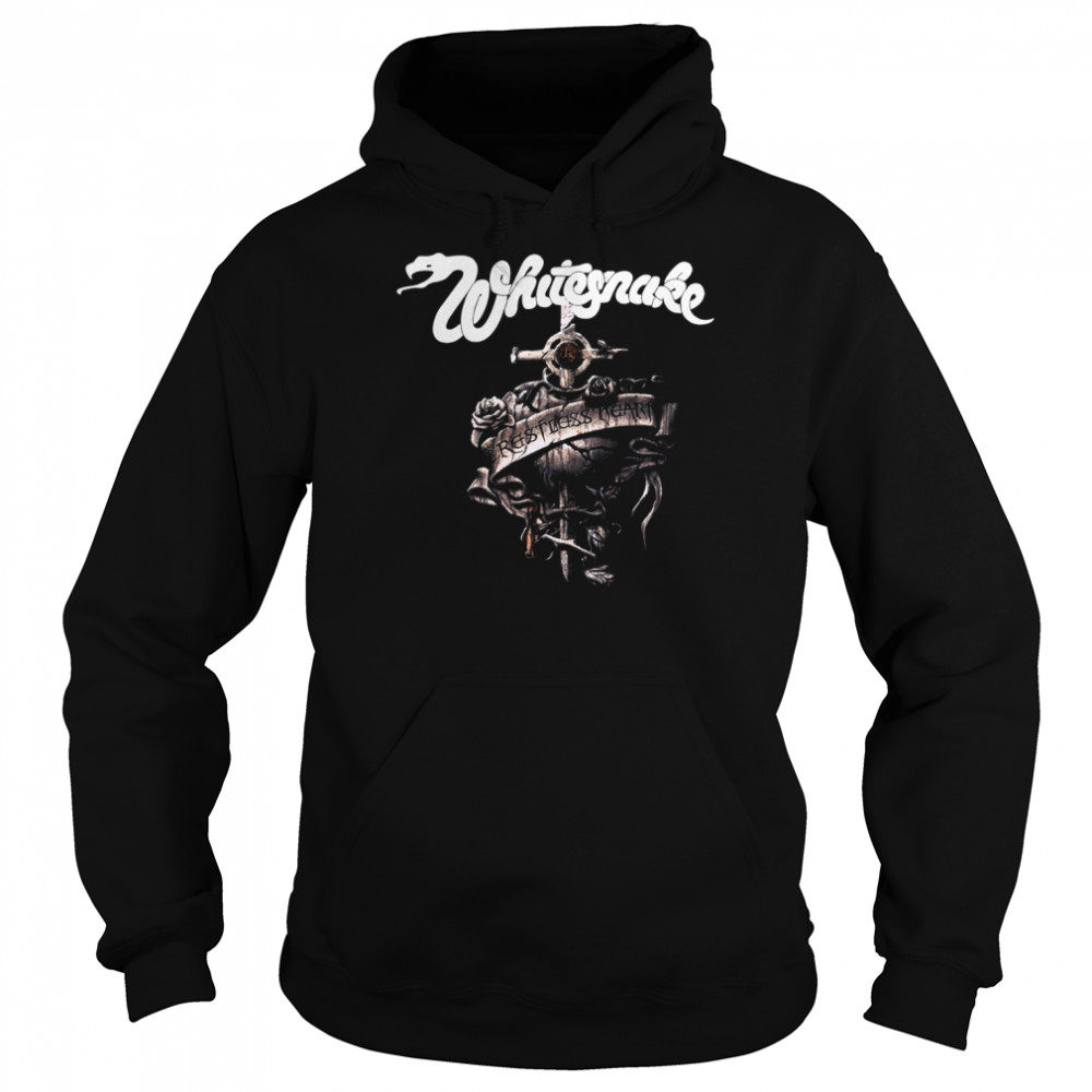 Restless Heart Whitesnake Band shirt Unisex Hoodie