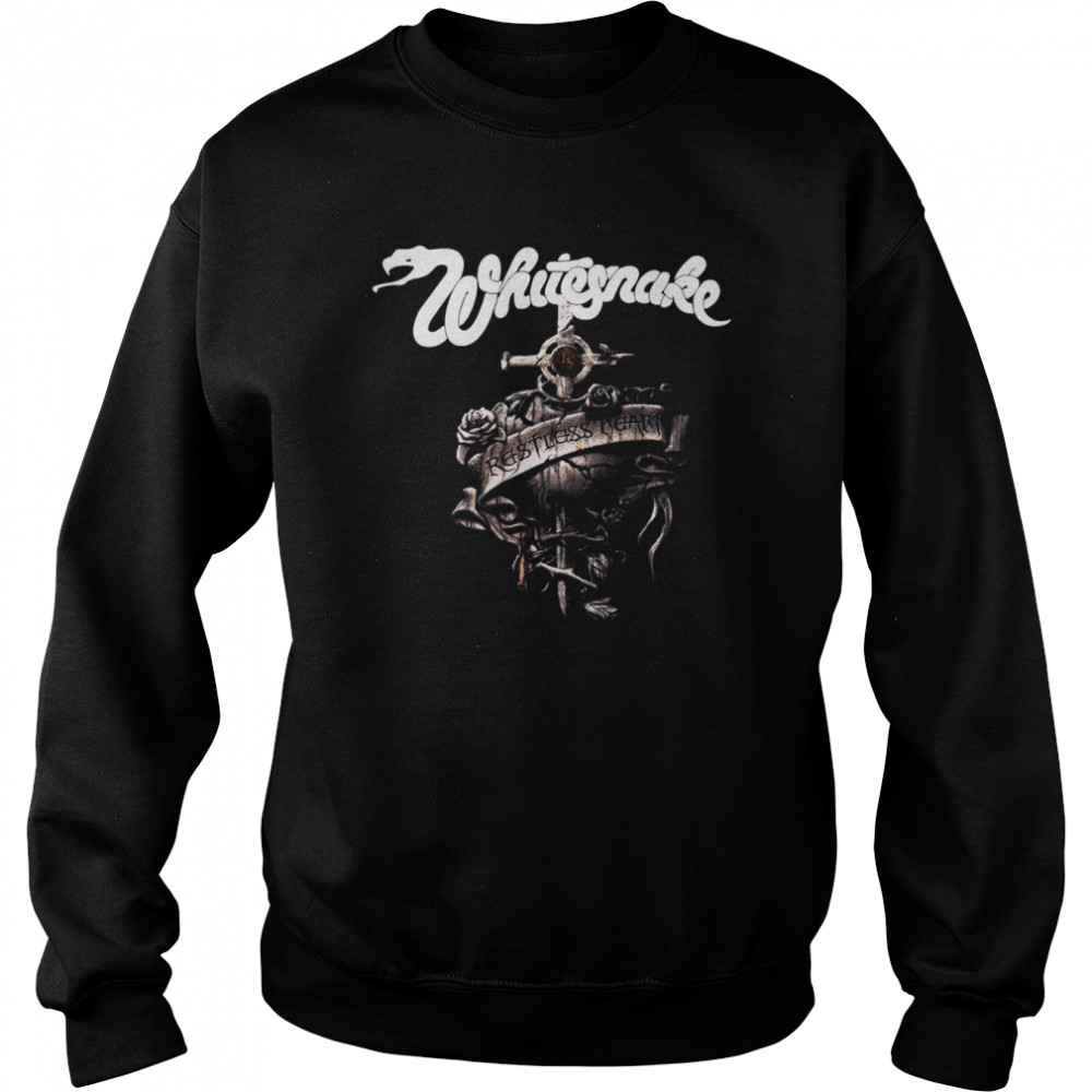 Restless Heart Whitesnake Band shirt Unisex Sweatshirt
