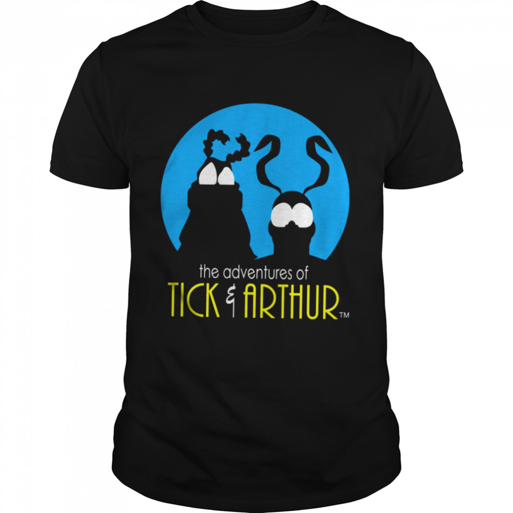 Blue Design Tick And Arthur The Tick shirts