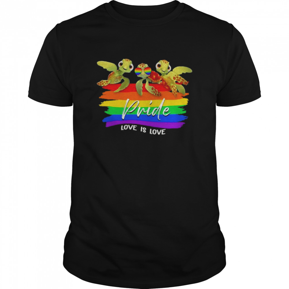 LGBT Turtles pride love is love shirt