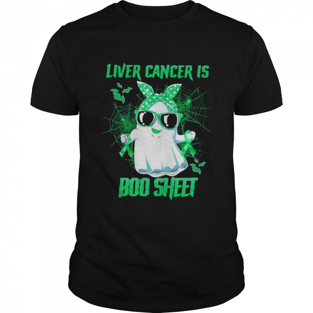 Liver Cancer is Boo sheet Happy Halloween shirt