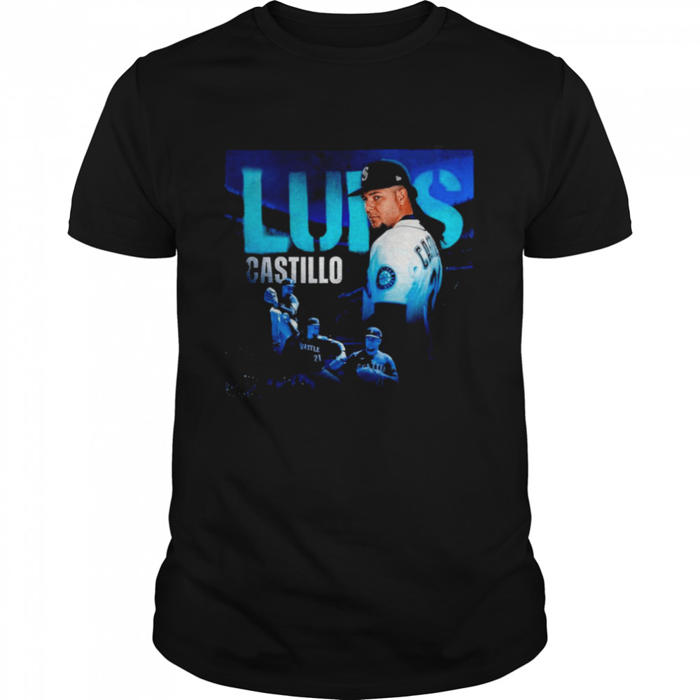 Luis Castillo 21 In Seattle Mariners Shirt