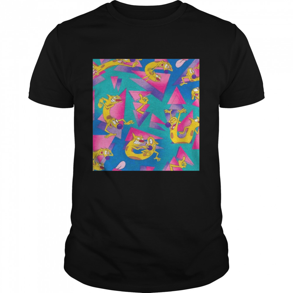 Nickelodeon Catdog 90s Pattern shirts