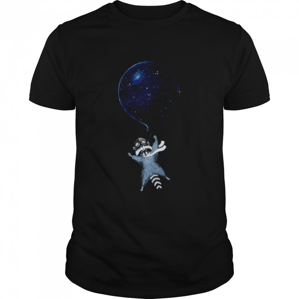 The Space Ballon Raccoon shirt