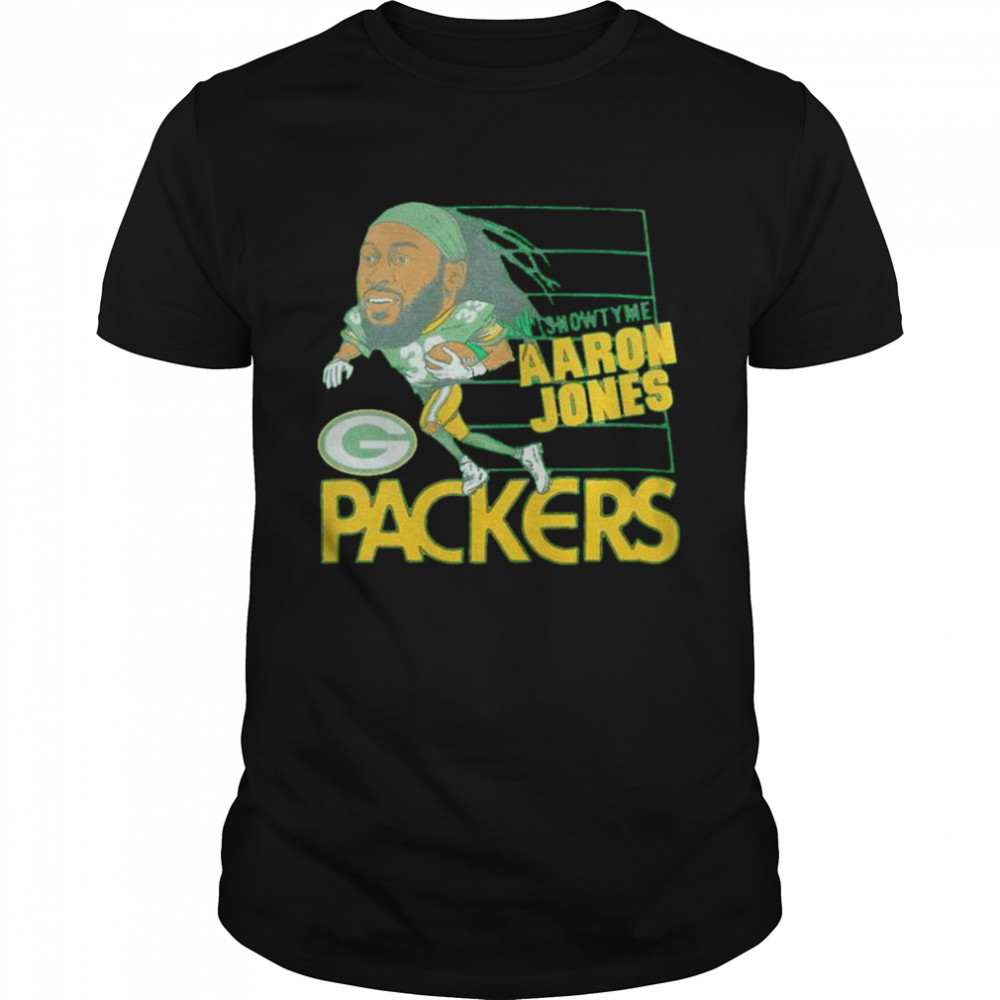 Aaron Jones showtime Green Bay Packers signature shirt
