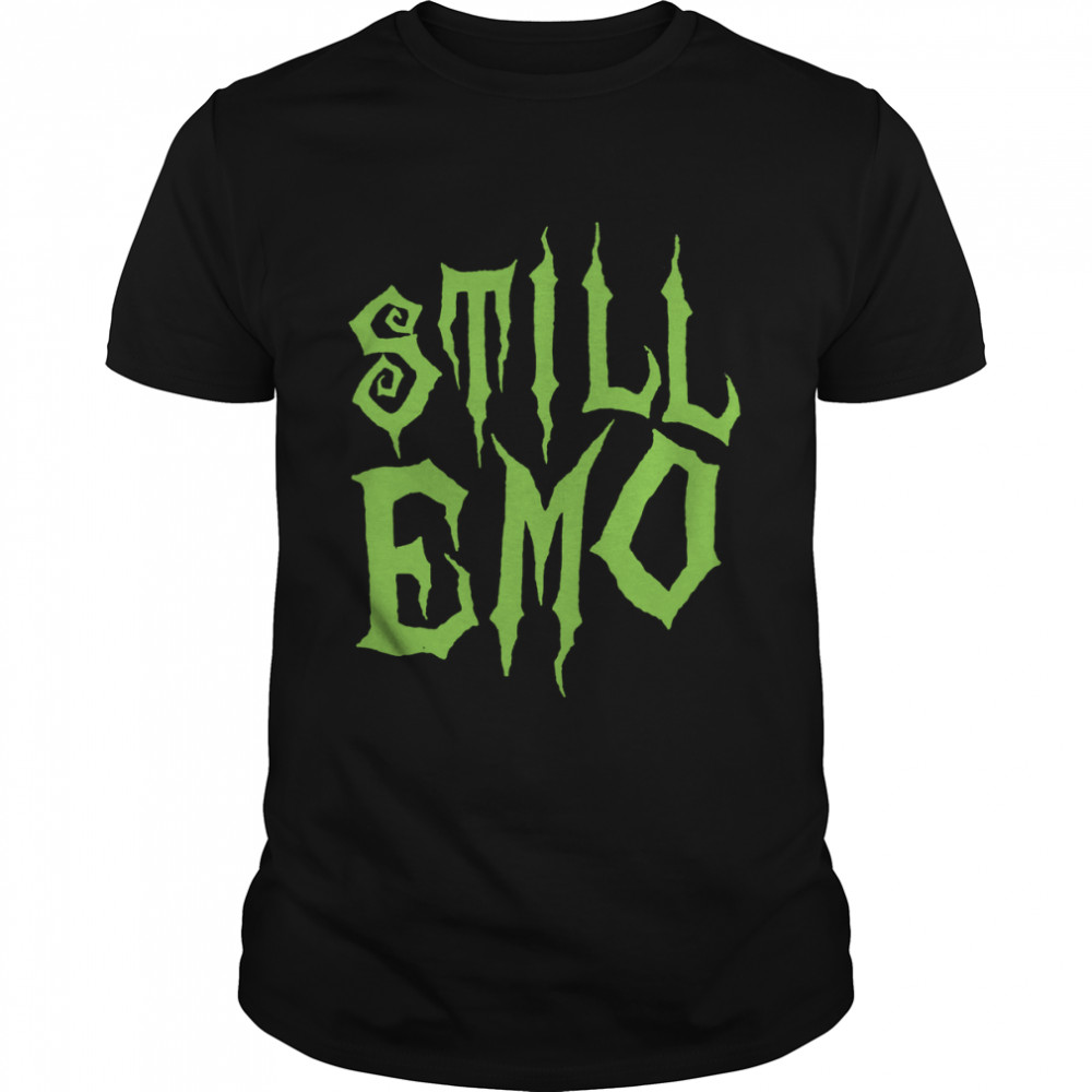 Green Still Emo Shirt