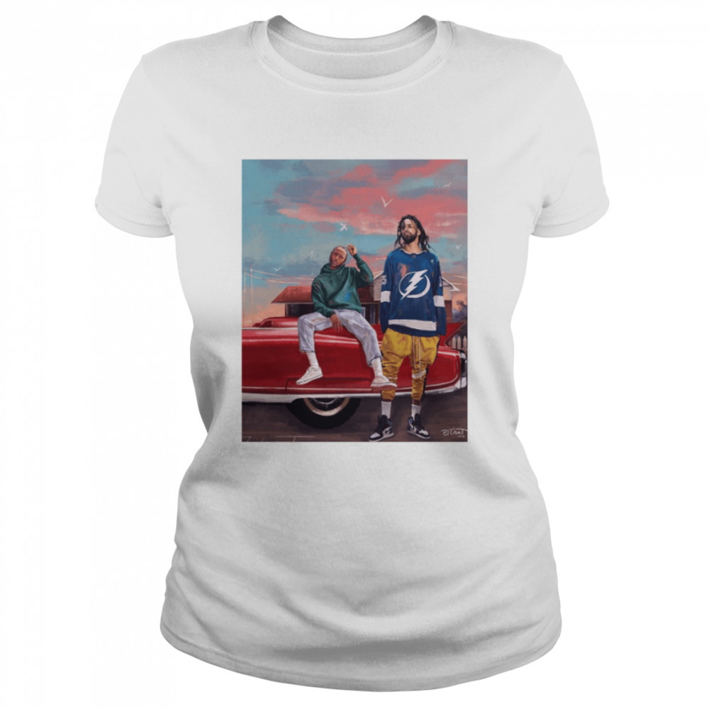tråd Footpad tusind J Cole And Kendrick Lamar Cole X Kung Fu Kenny Team T-Shirt - Heaven Shirt