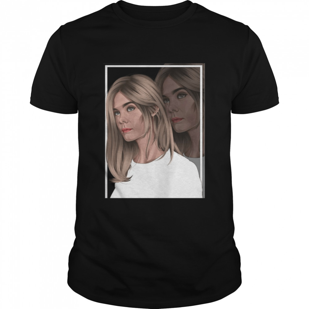 American Actress Elle Fanning Fanart shirt Classic Men's T-shirt