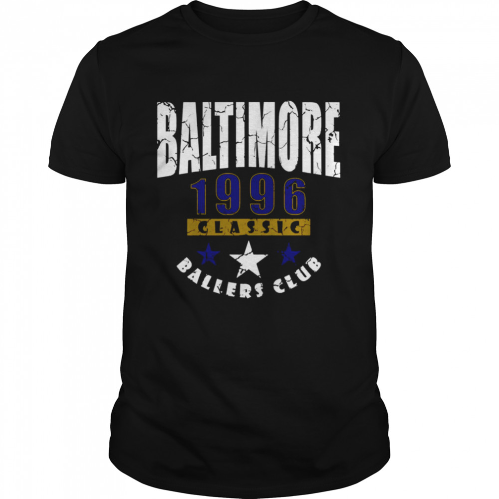 Ballers Club Baltimore Football 1996 shirt