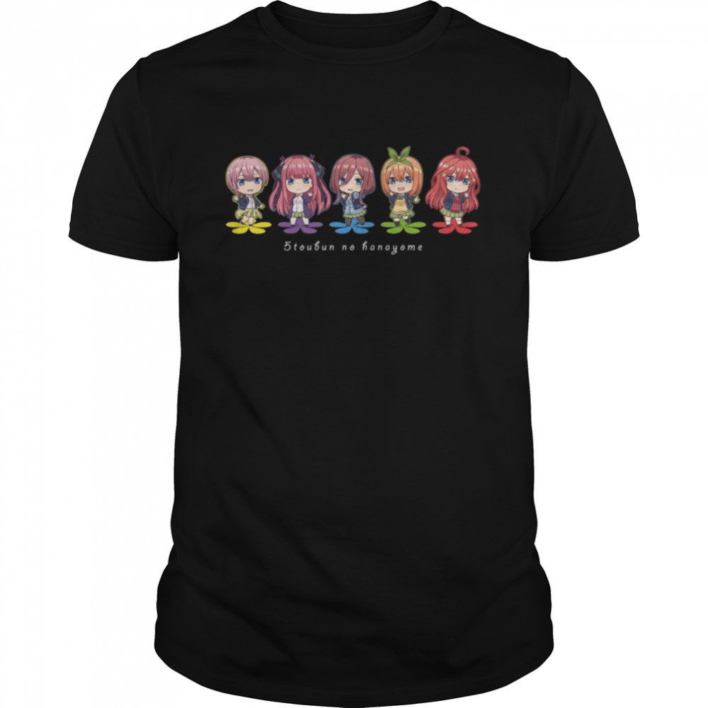 Characters The Quint Quintuplets Art shirt