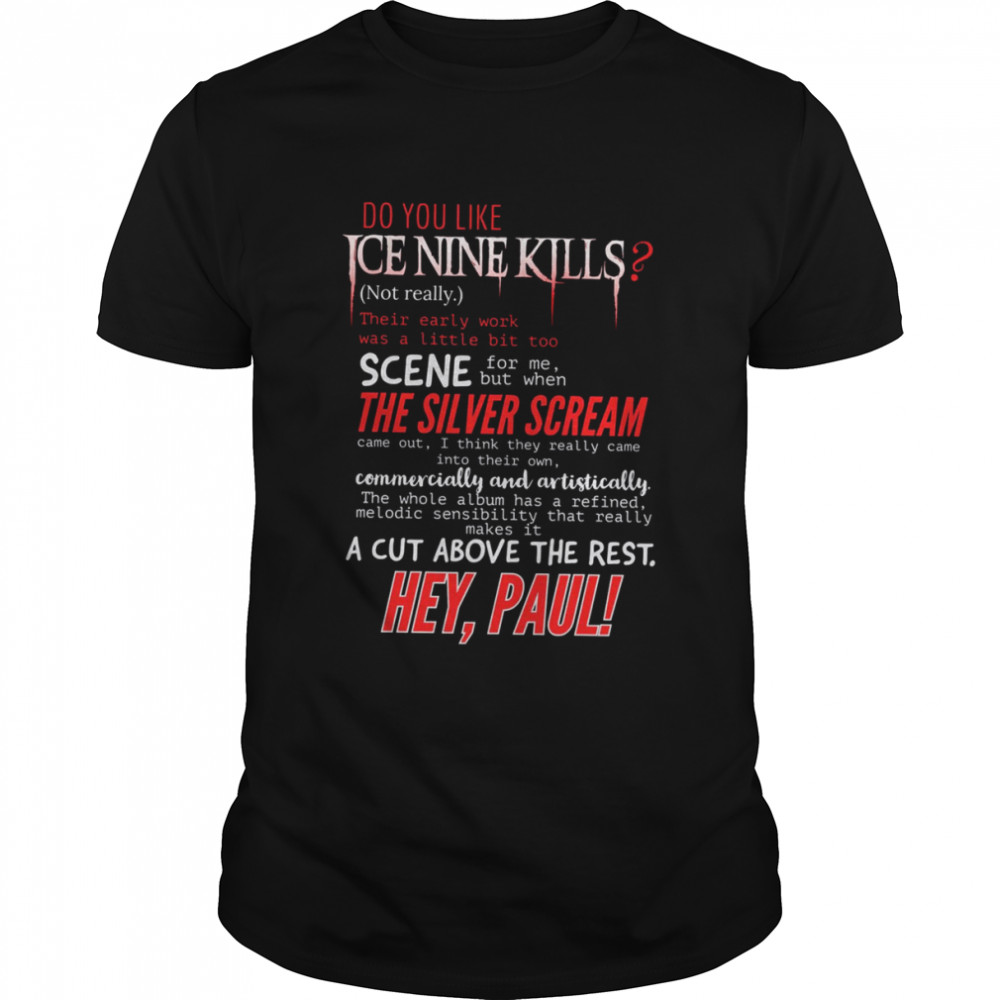 Htbs Lyrics Ice Nine Kills shirt Classic Men's T-shirt