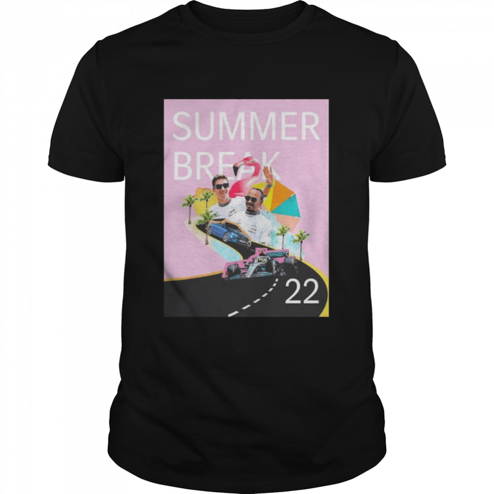 Summer break art by mercedes-amg petronas f1 team shirt