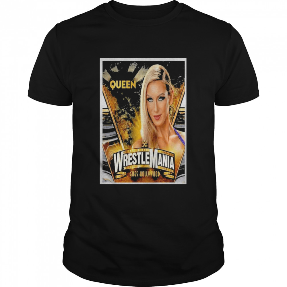 Charlotte Flair In WWE WrestleMania Goes Hollywood  Classic Men's T-shirt