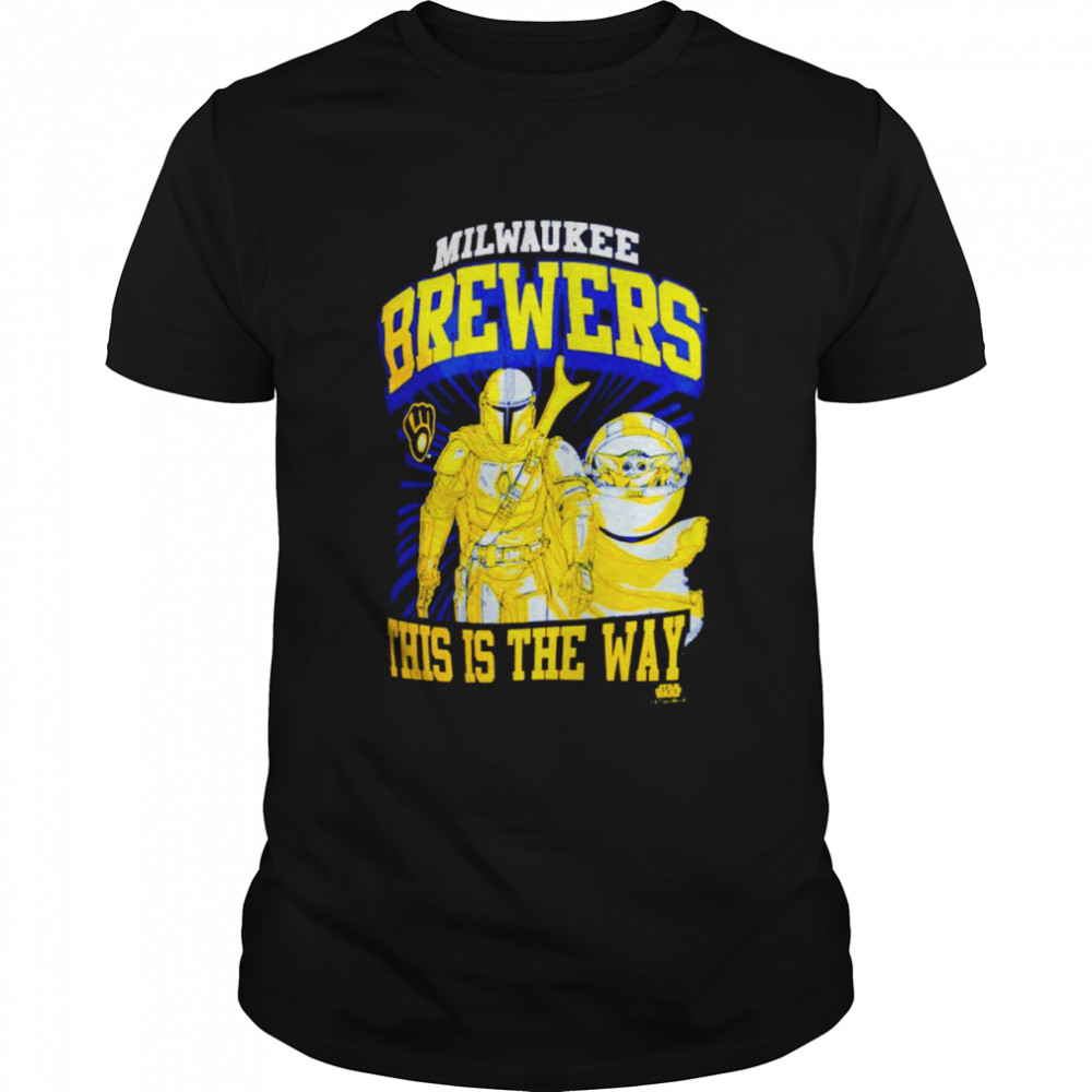 Milwaukee Brewers Star Wars This is the Way shirt Classic Men's T-shirt