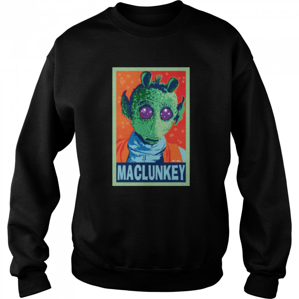 Portrait Greedo Maclunkey Star Wars shirt Unisex Sweatshirt