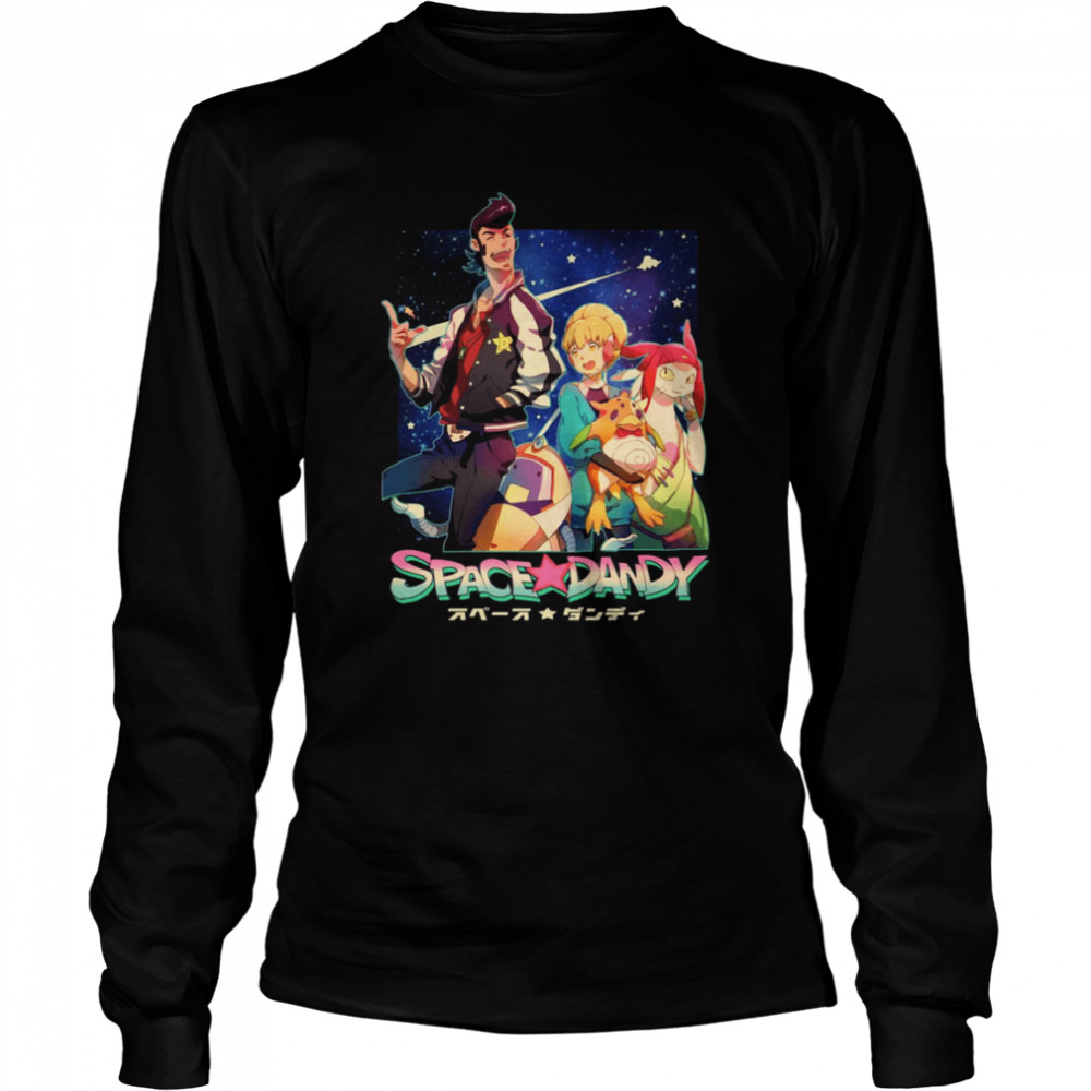 Space Dandy Anime shirt Long Sleeved T-shirt