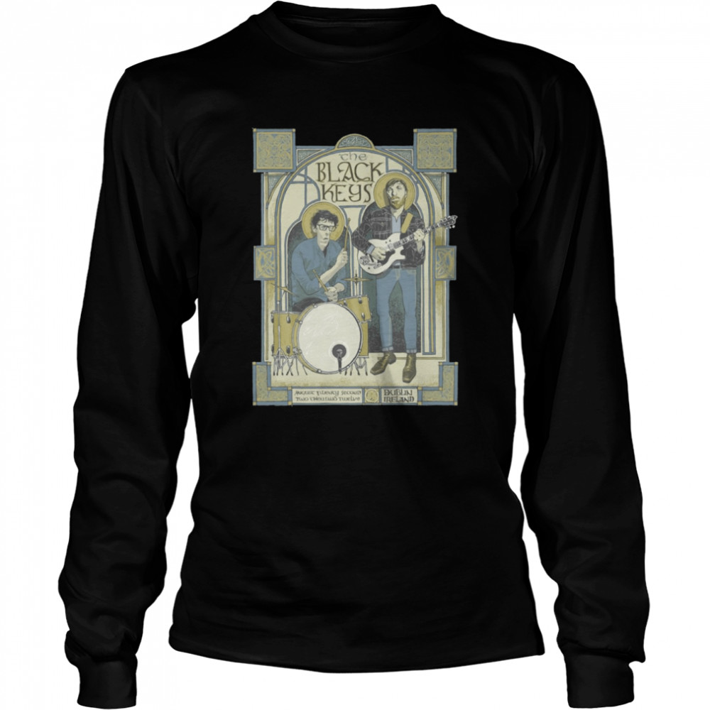 Dublin Ireland The Black Key Rock Duo shirt Long Sleeved T-shirt