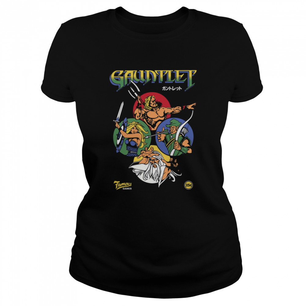 Gauntlet Retro Vintage Arcade Gaming Premium Halloween shirt Classic Women's T-shirt