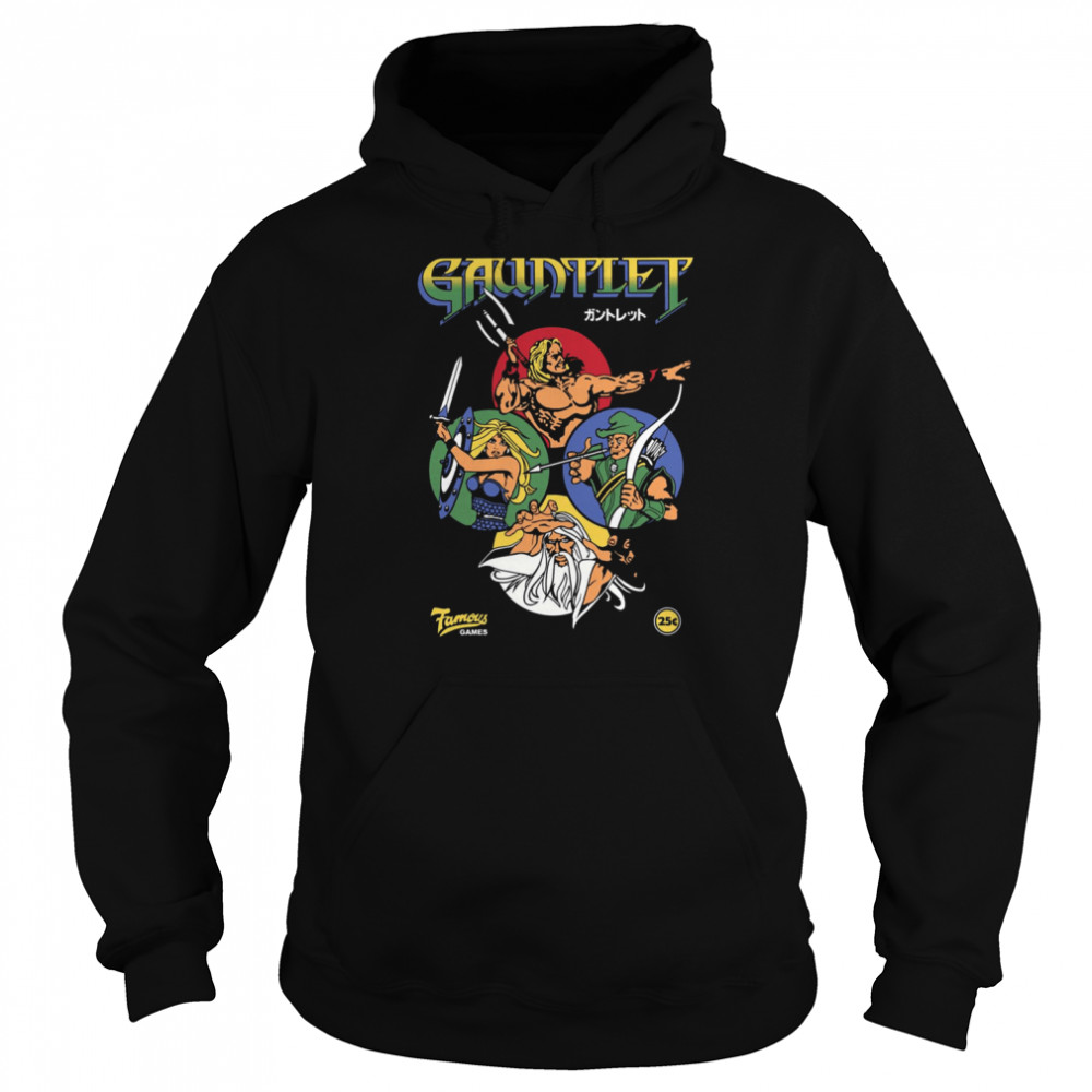 Gauntlet Retro Vintage Arcade Gaming Premium Halloween shirt Unisex Hoodie