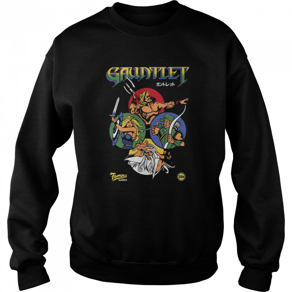 Gauntlet Retro Vintage Arcade Gaming Premium Halloween shirt Unisex Sweatshirt